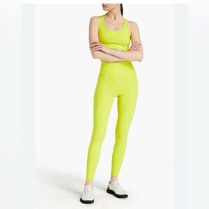 LE ORE Lucca High Rise Pocket Legging Lime Green